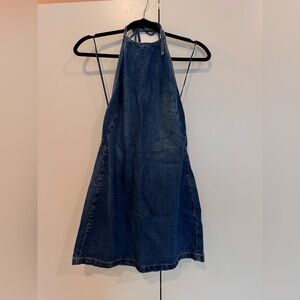 Zara Blue Denim Mini Dress